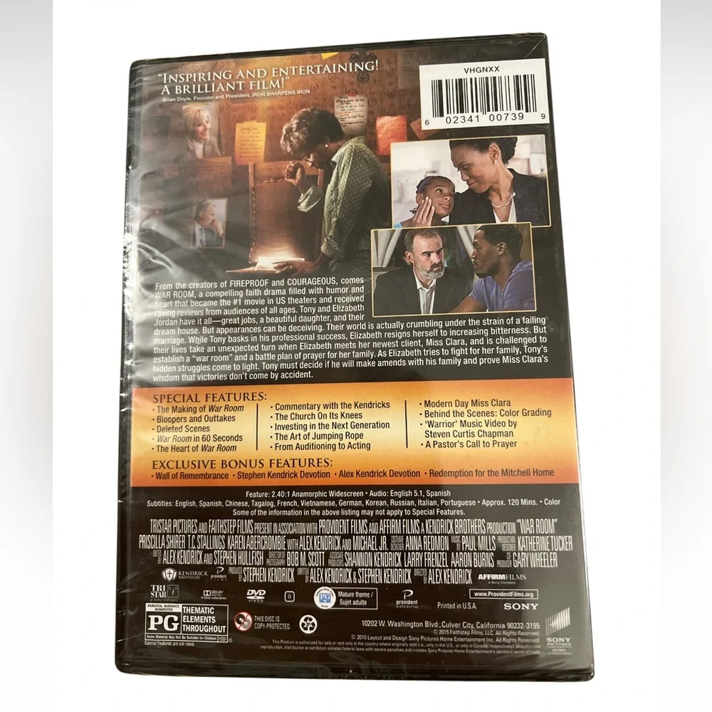War Room (DVD, Exclusive Collector’s Edition) NEW‎ Sealed Christian Movie